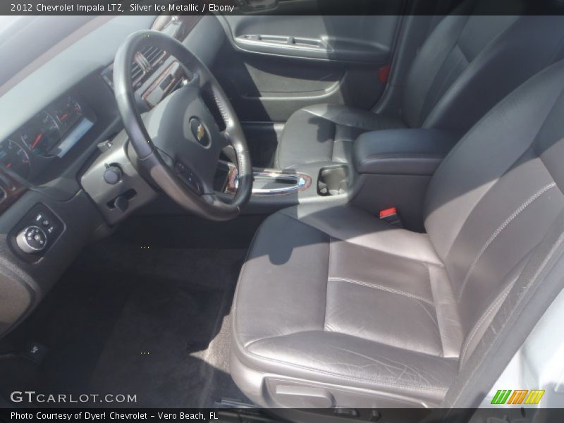 Silver Ice Metallic / Ebony 2012 Chevrolet Impala LTZ