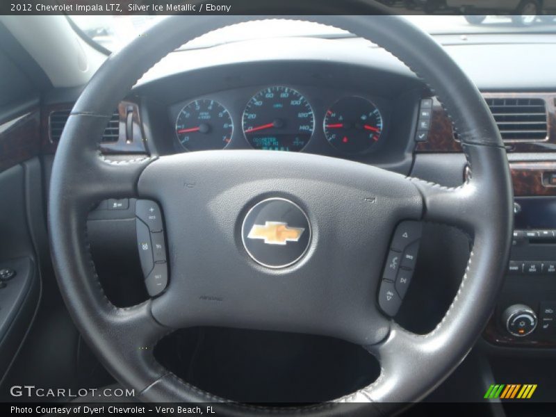 Silver Ice Metallic / Ebony 2012 Chevrolet Impala LTZ