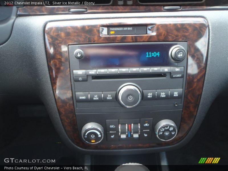 Silver Ice Metallic / Ebony 2012 Chevrolet Impala LTZ