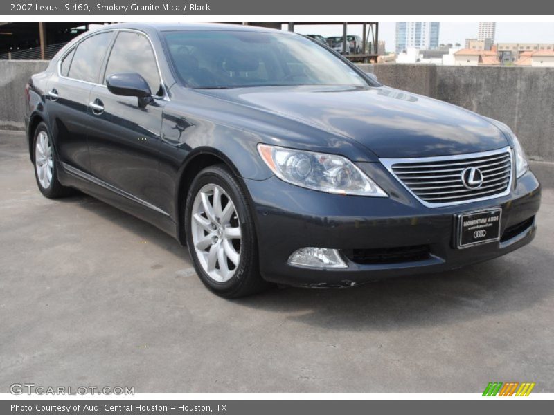 Smokey Granite Mica / Black 2007 Lexus LS 460