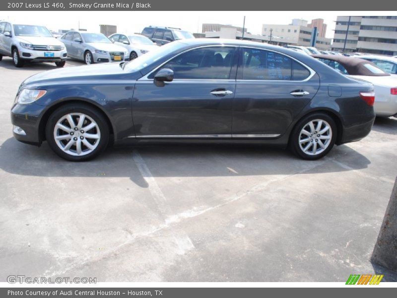 Smokey Granite Mica / Black 2007 Lexus LS 460