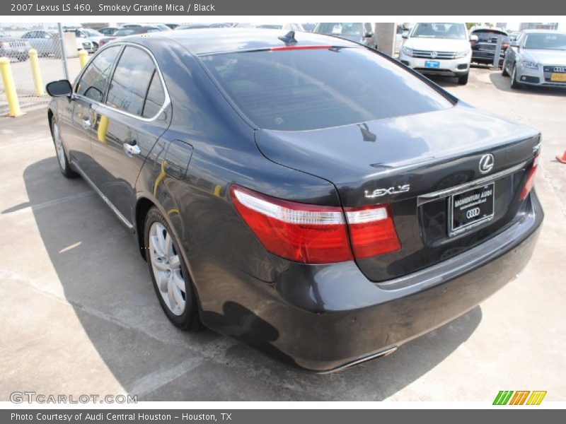 Smokey Granite Mica / Black 2007 Lexus LS 460