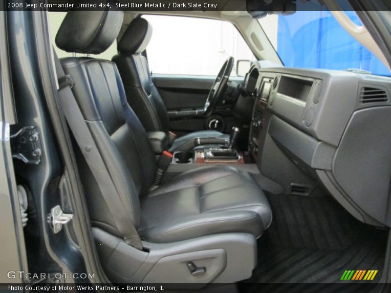 Steel Blue Metallic / Dark Slate Gray 2008 Jeep Commander Limited 4x4