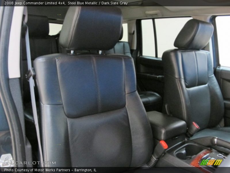 Steel Blue Metallic / Dark Slate Gray 2008 Jeep Commander Limited 4x4