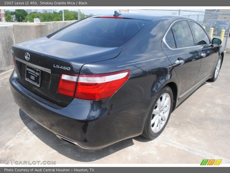 Smokey Granite Mica / Black 2007 Lexus LS 460