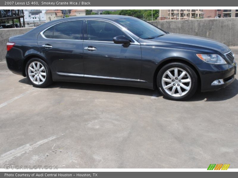 Smokey Granite Mica / Black 2007 Lexus LS 460