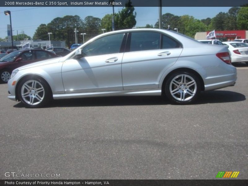 Iridium Silver Metallic / Black 2008 Mercedes-Benz C 350 Sport