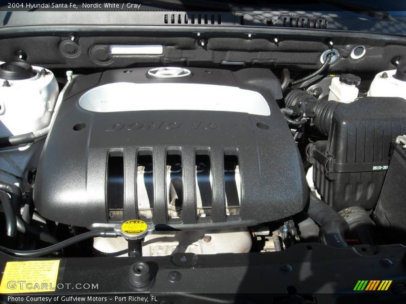 Nordic White / Gray 2004 Hyundai Santa Fe