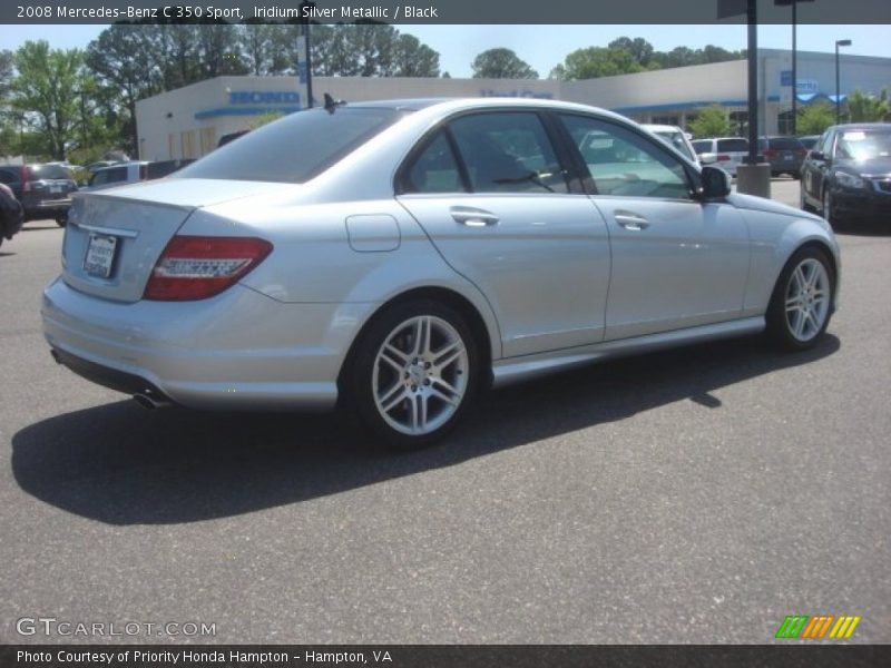 Iridium Silver Metallic / Black 2008 Mercedes-Benz C 350 Sport