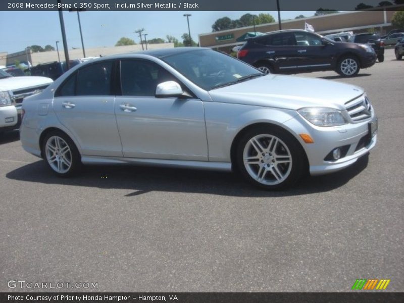 Iridium Silver Metallic / Black 2008 Mercedes-Benz C 350 Sport