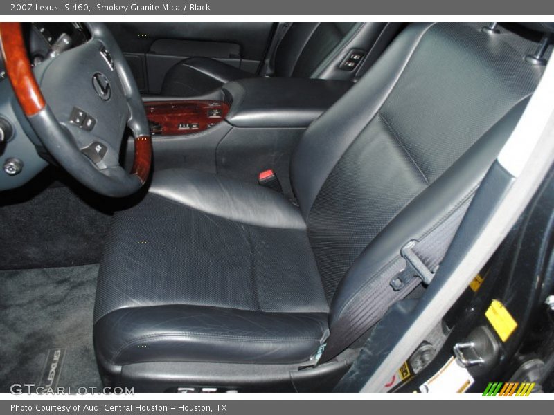 Smokey Granite Mica / Black 2007 Lexus LS 460