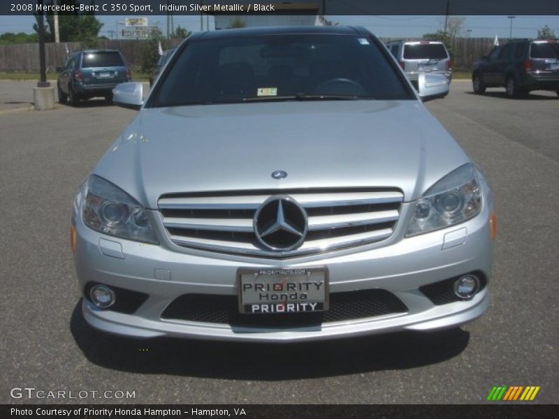 Iridium Silver Metallic / Black 2008 Mercedes-Benz C 350 Sport