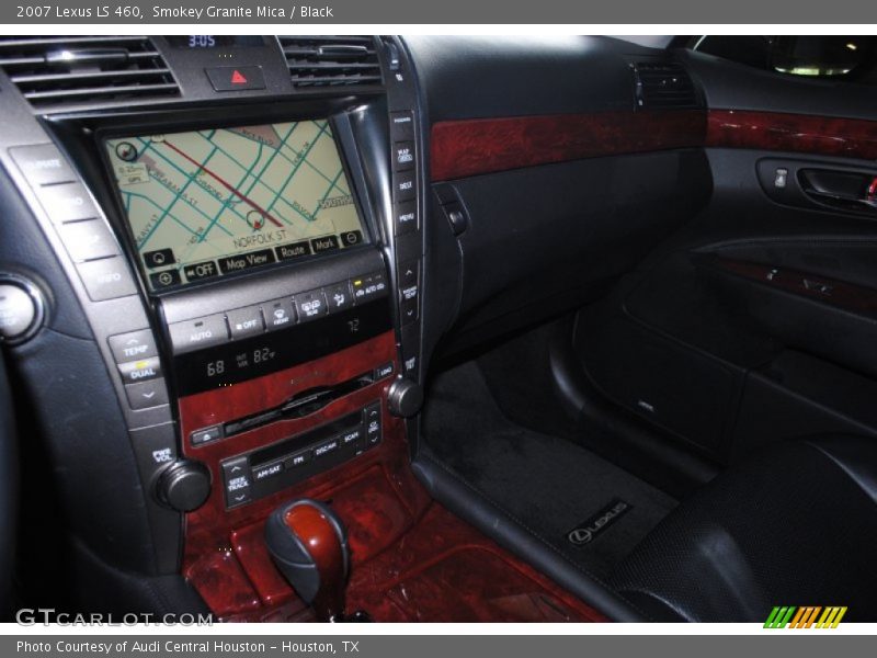 Smokey Granite Mica / Black 2007 Lexus LS 460