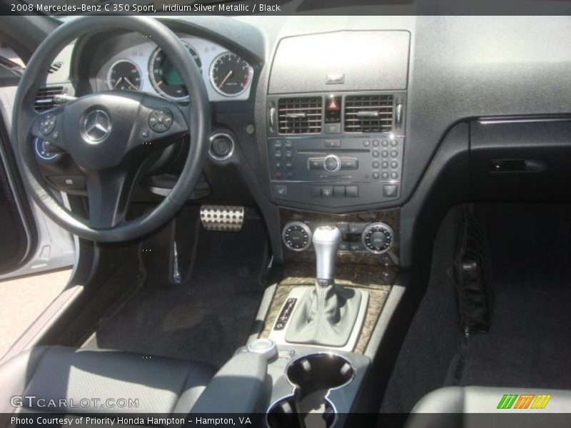 Iridium Silver Metallic / Black 2008 Mercedes-Benz C 350 Sport