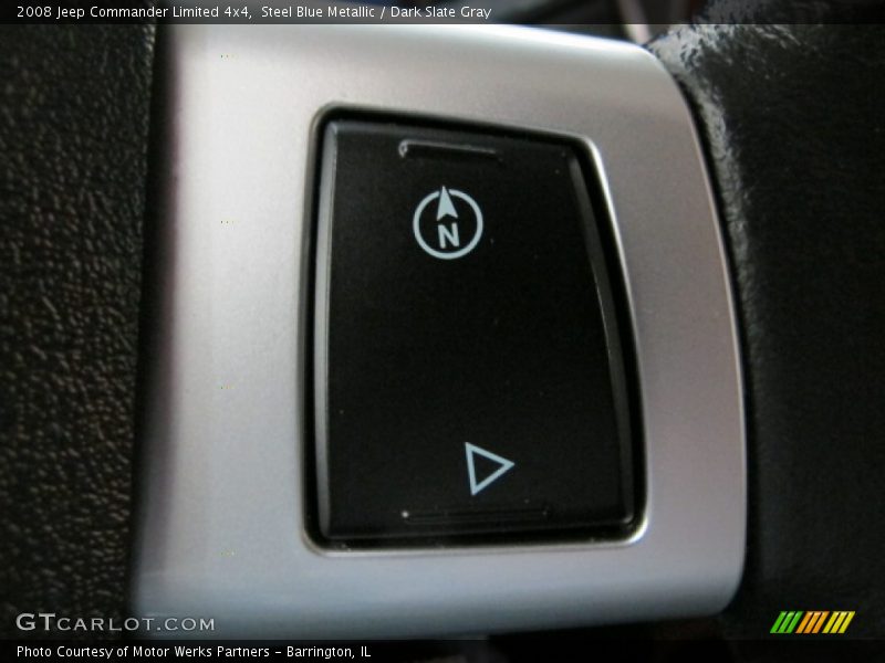 Steel Blue Metallic / Dark Slate Gray 2008 Jeep Commander Limited 4x4