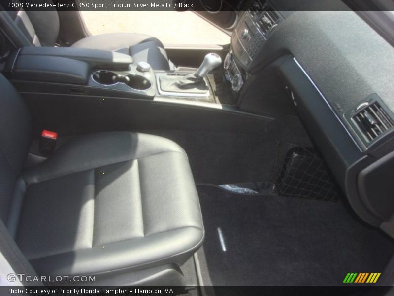 Iridium Silver Metallic / Black 2008 Mercedes-Benz C 350 Sport