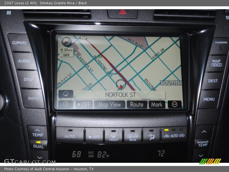 Smokey Granite Mica / Black 2007 Lexus LS 460