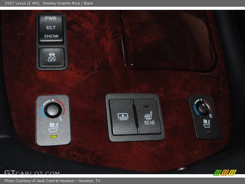 Smokey Granite Mica / Black 2007 Lexus LS 460