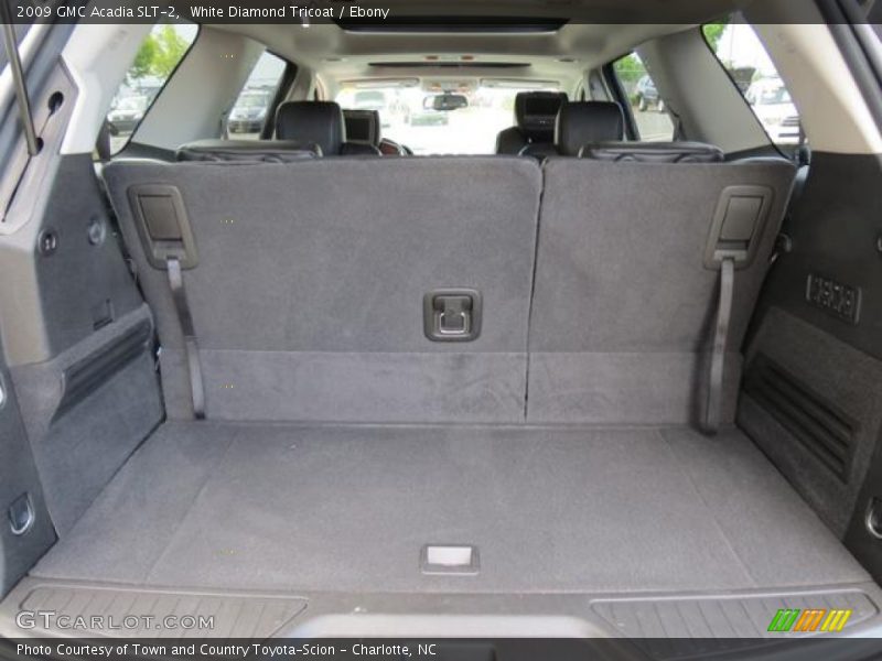 White Diamond Tricoat / Ebony 2009 GMC Acadia SLT-2