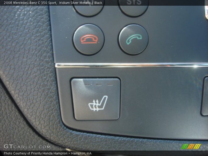 Iridium Silver Metallic / Black 2008 Mercedes-Benz C 350 Sport