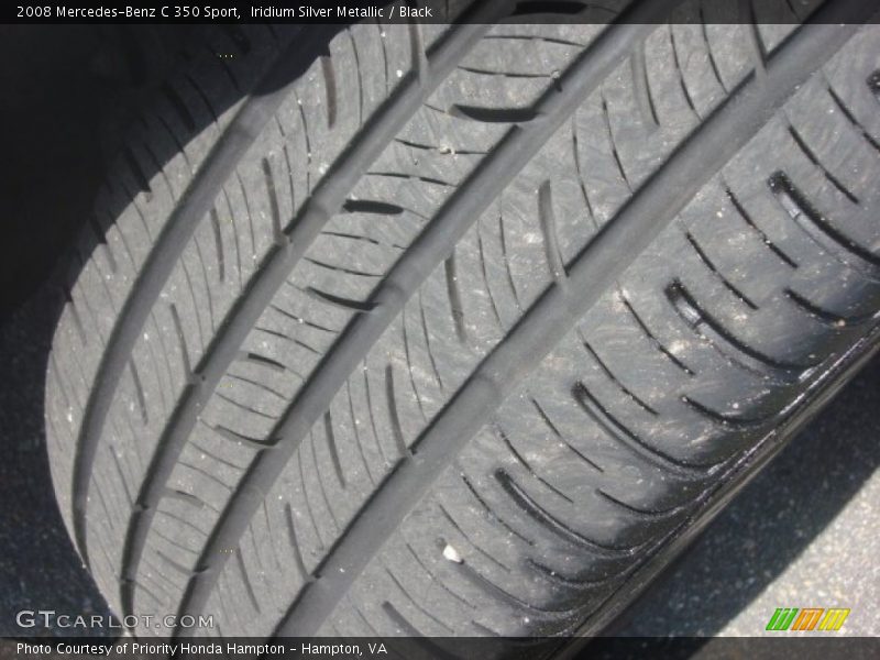 Iridium Silver Metallic / Black 2008 Mercedes-Benz C 350 Sport