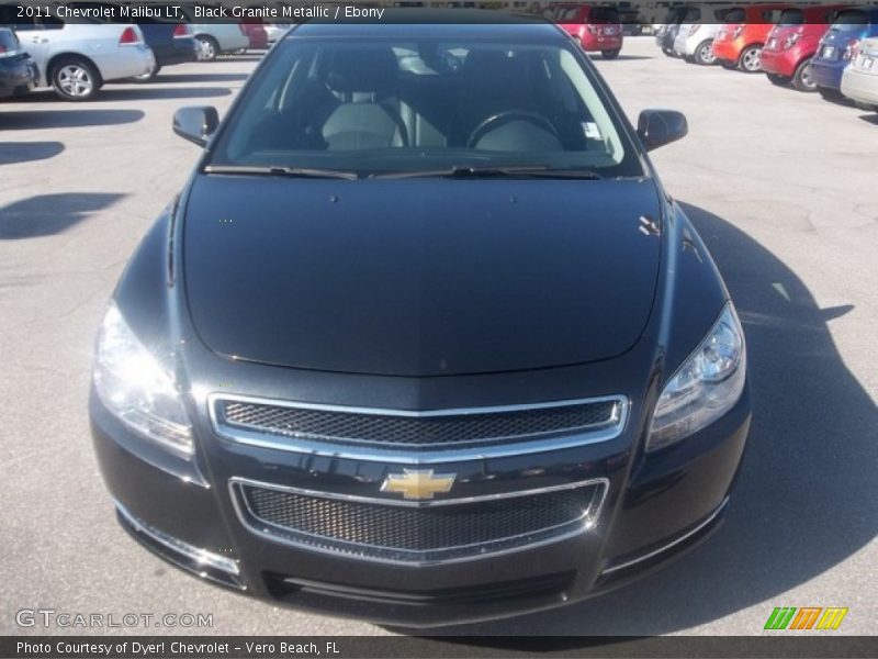 Black Granite Metallic / Ebony 2011 Chevrolet Malibu LT