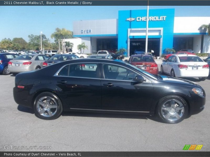 Black Granite Metallic / Ebony 2011 Chevrolet Malibu LT