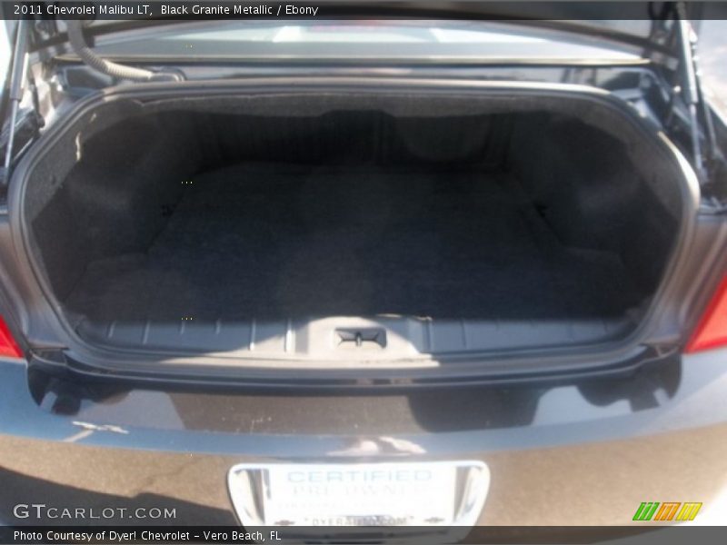 Black Granite Metallic / Ebony 2011 Chevrolet Malibu LT