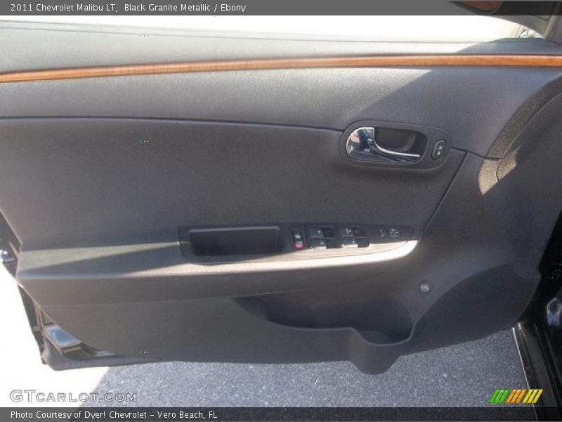 Black Granite Metallic / Ebony 2011 Chevrolet Malibu LT