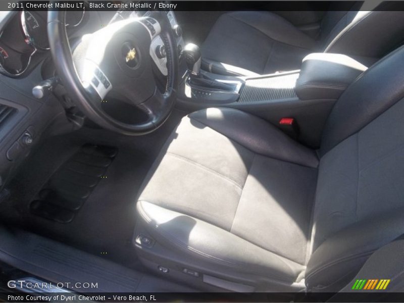 Black Granite Metallic / Ebony 2011 Chevrolet Malibu LT
