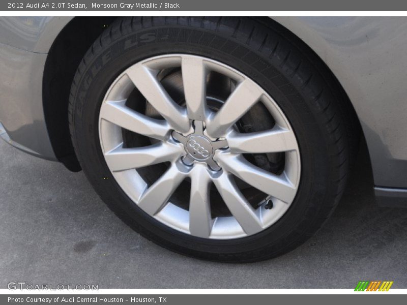 Monsoon Gray Metallic / Black 2012 Audi A4 2.0T Sedan