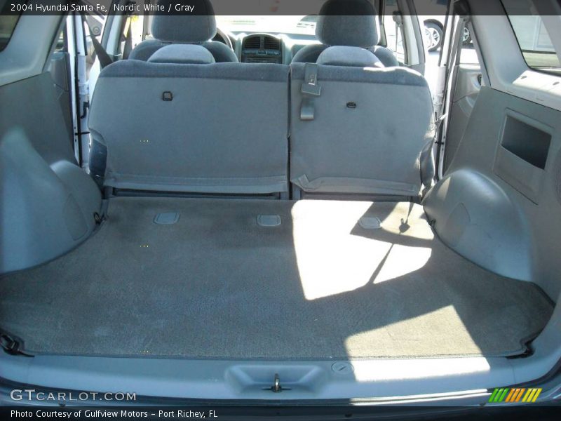 Nordic White / Gray 2004 Hyundai Santa Fe