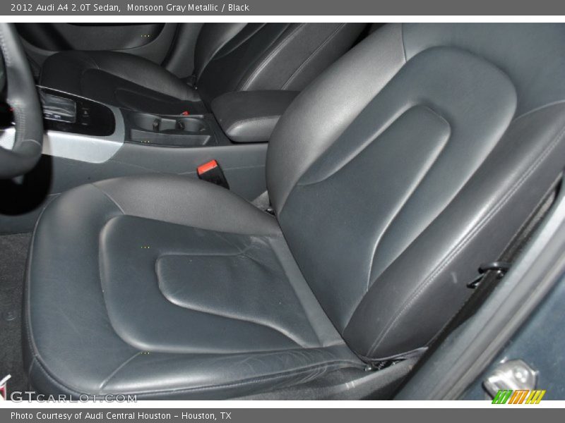 Monsoon Gray Metallic / Black 2012 Audi A4 2.0T Sedan
