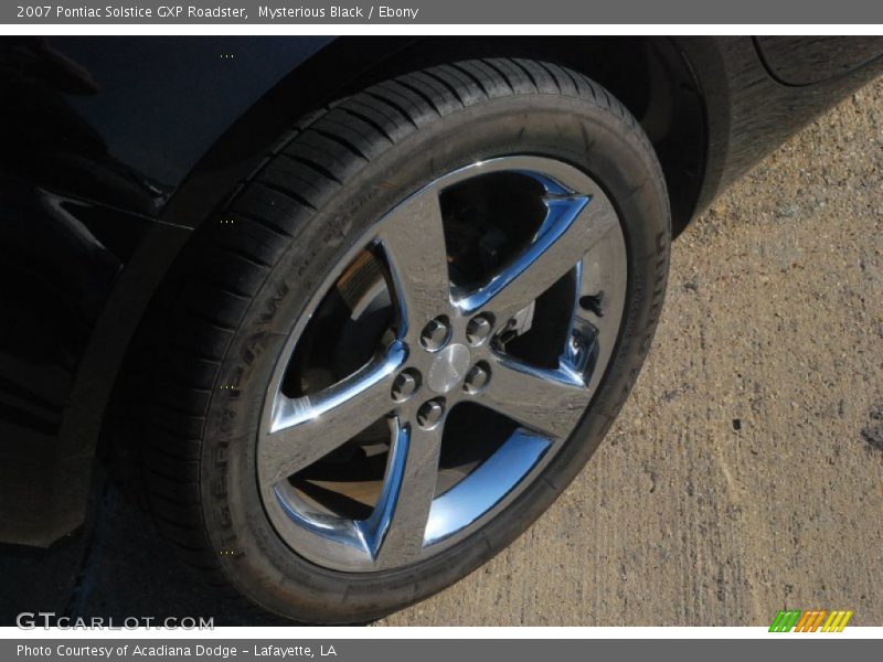 Mysterious Black / Ebony 2007 Pontiac Solstice GXP Roadster