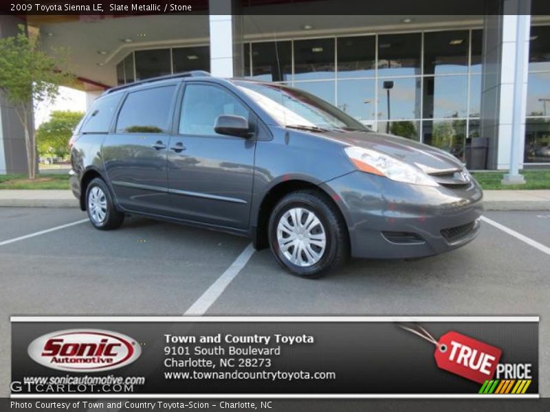 Slate Metallic / Stone 2009 Toyota Sienna LE