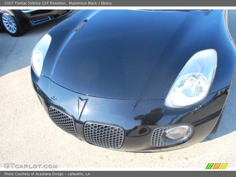 Mysterious Black / Ebony 2007 Pontiac Solstice GXP Roadster