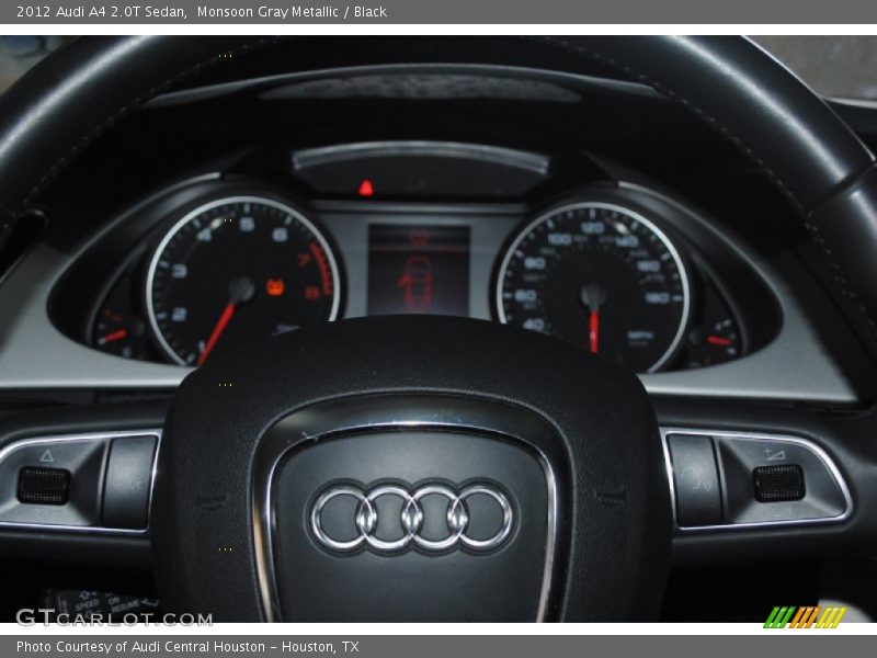 Monsoon Gray Metallic / Black 2012 Audi A4 2.0T Sedan