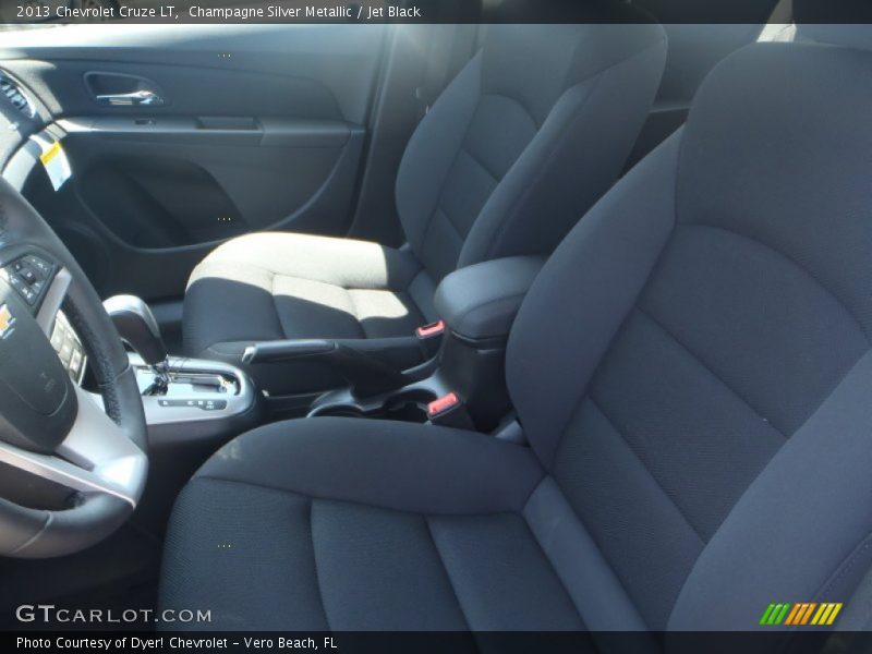 Champagne Silver Metallic / Jet Black 2013 Chevrolet Cruze LT