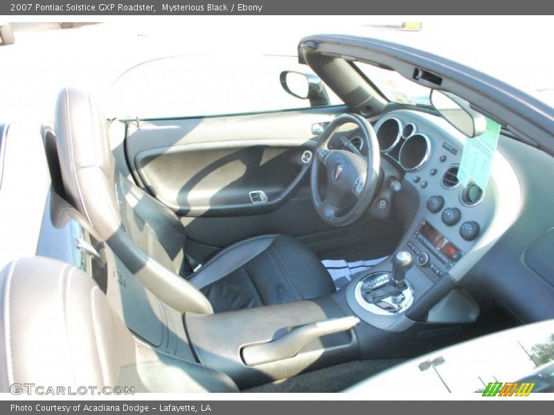 Mysterious Black / Ebony 2007 Pontiac Solstice GXP Roadster