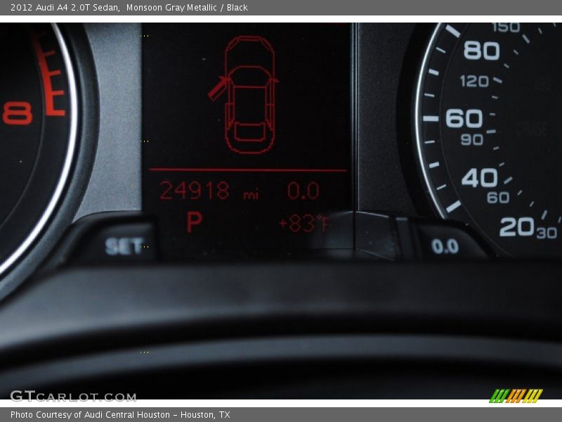 Monsoon Gray Metallic / Black 2012 Audi A4 2.0T Sedan