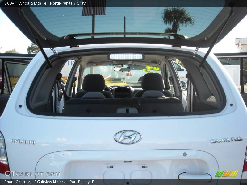 Nordic White / Gray 2004 Hyundai Santa Fe