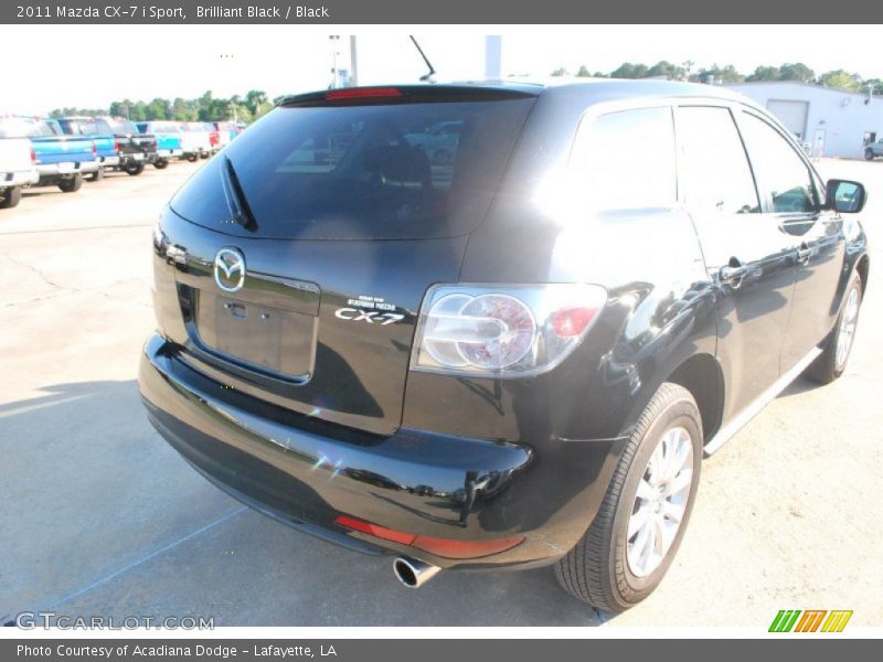 Brilliant Black / Black 2011 Mazda CX-7 i Sport