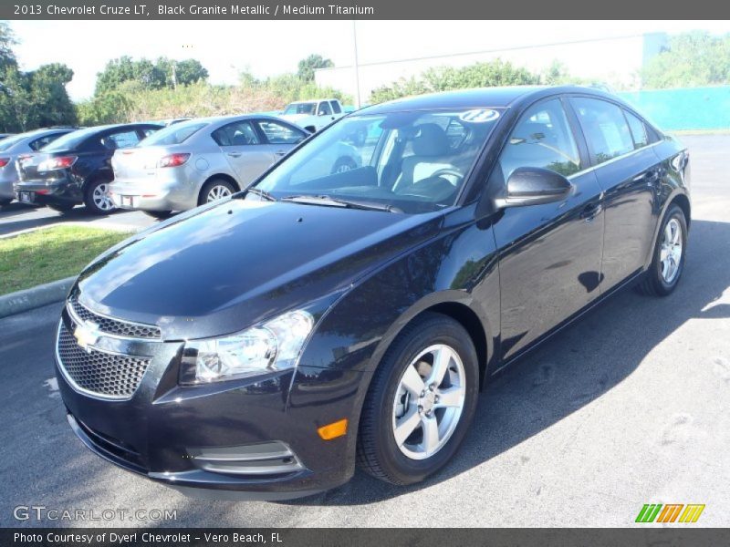Black Granite Metallic / Medium Titanium 2013 Chevrolet Cruze LT