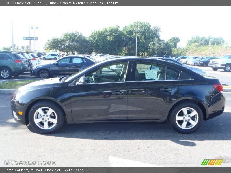 Black Granite Metallic / Medium Titanium 2013 Chevrolet Cruze LT