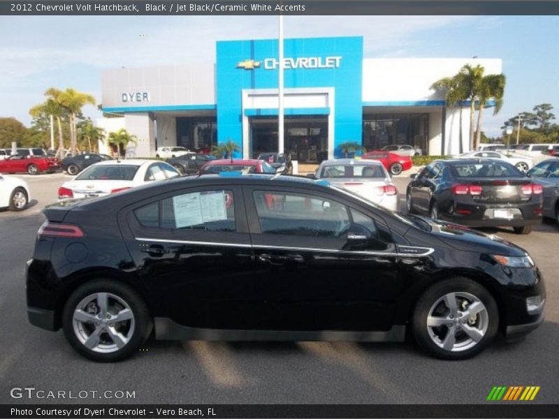 Black / Jet Black/Ceramic White Accents 2012 Chevrolet Volt Hatchback
