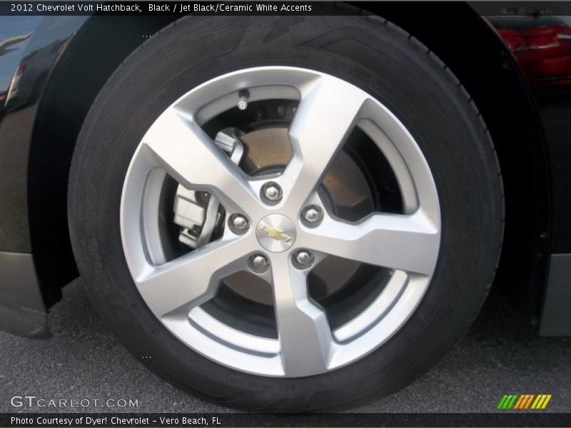 Black / Jet Black/Ceramic White Accents 2012 Chevrolet Volt Hatchback