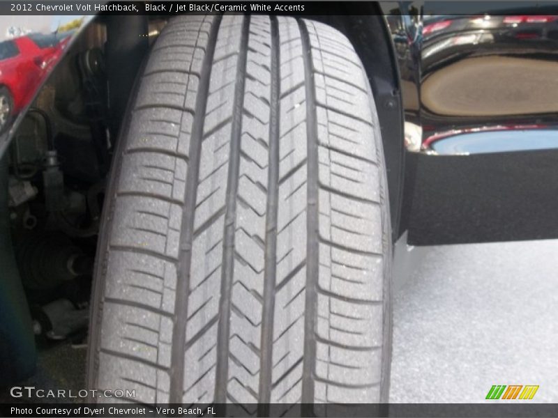 Black / Jet Black/Ceramic White Accents 2012 Chevrolet Volt Hatchback