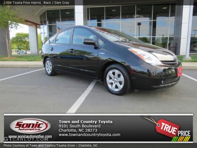 Black / Dark Gray 2009 Toyota Prius Hybrid