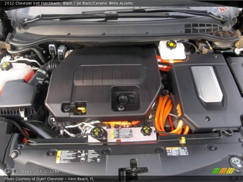 Black / Jet Black/Ceramic White Accents 2012 Chevrolet Volt Hatchback