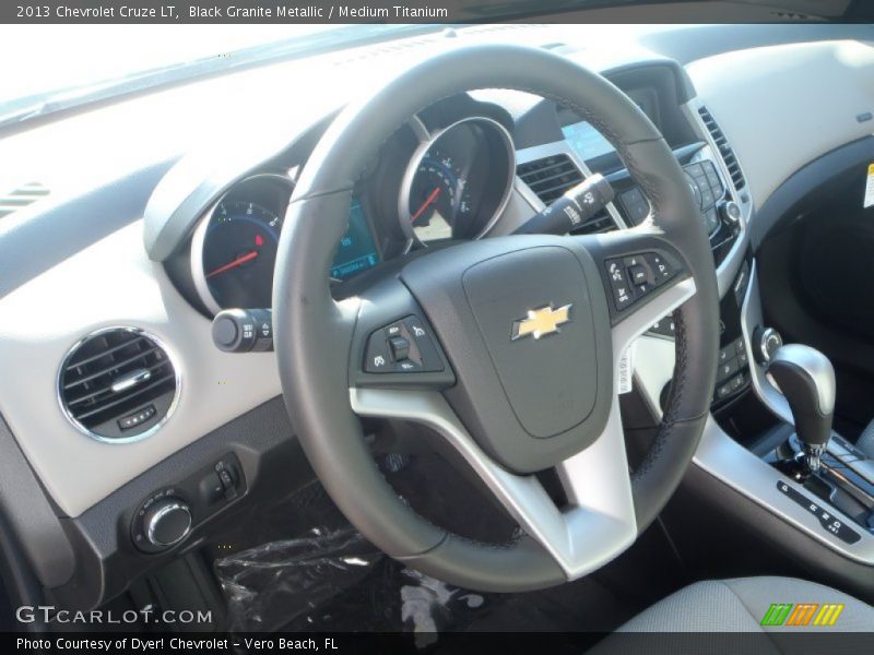 Black Granite Metallic / Medium Titanium 2013 Chevrolet Cruze LT